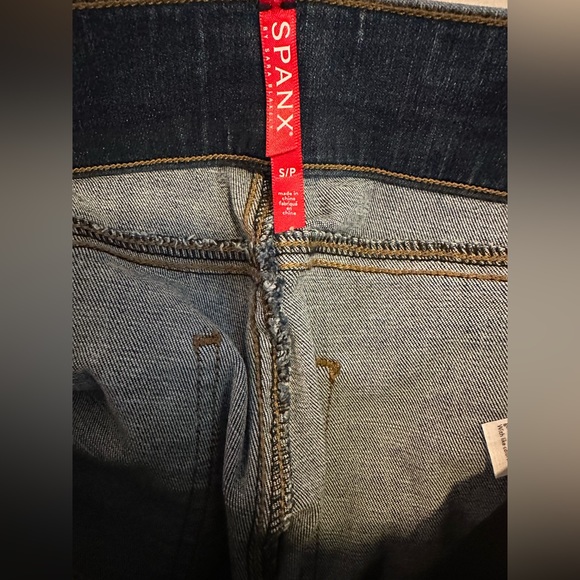 Spanx Women’s Distressed Denim Skinny Jean Leggings Small - Picture 12 of 14